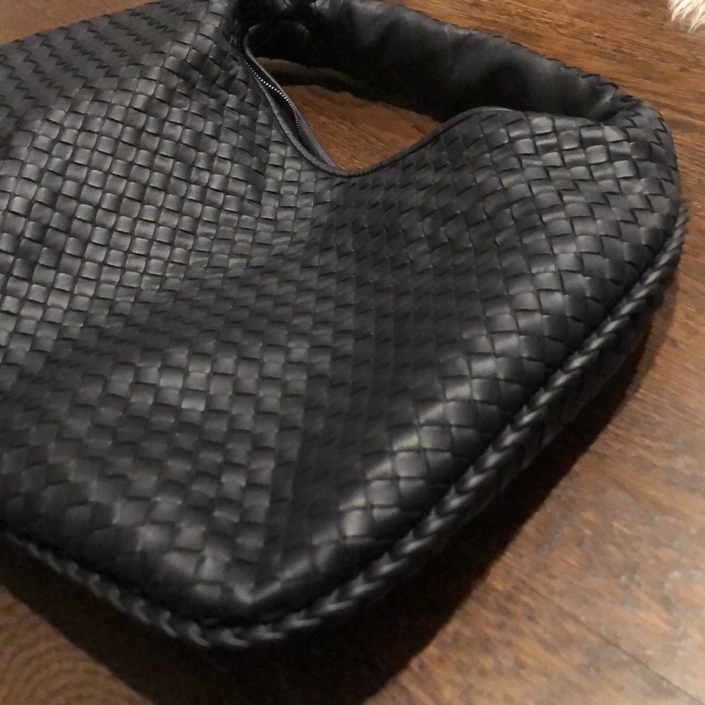 Bottega Veneta gunmetal gray/blue  Woven Shoulder Bag - Picture 5 of 16